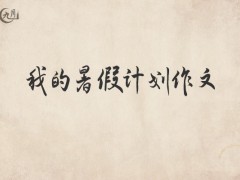 我的暑假计划作文500字（6篇）