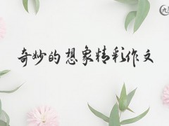 奇妙的想象精彩作文400字（5篇）