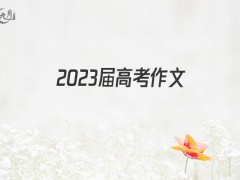 2022届高考作文900字（5篇）